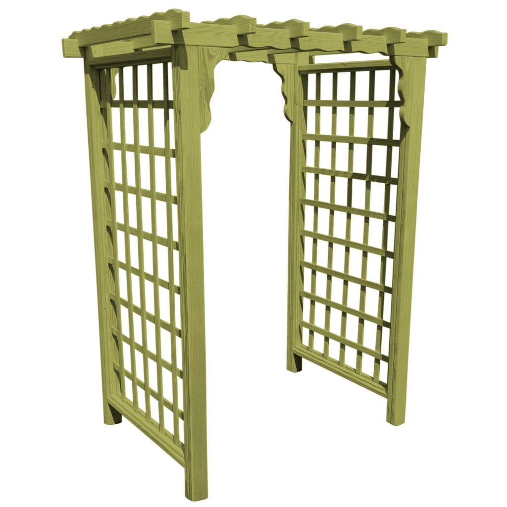 Lexington Pine Arbor – Handcrafted Garden Arbor by A&L Furniture