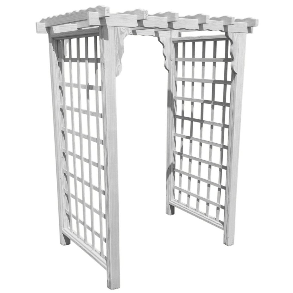 Lexington Pine Arbor – Handcrafted Garden Arbor by A&L Furniture