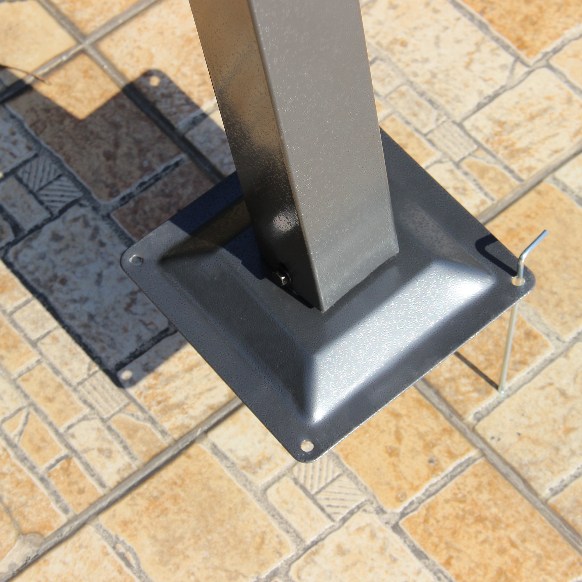 11.5' x 11.5' Outdoor Pergola with Retractable Canopy