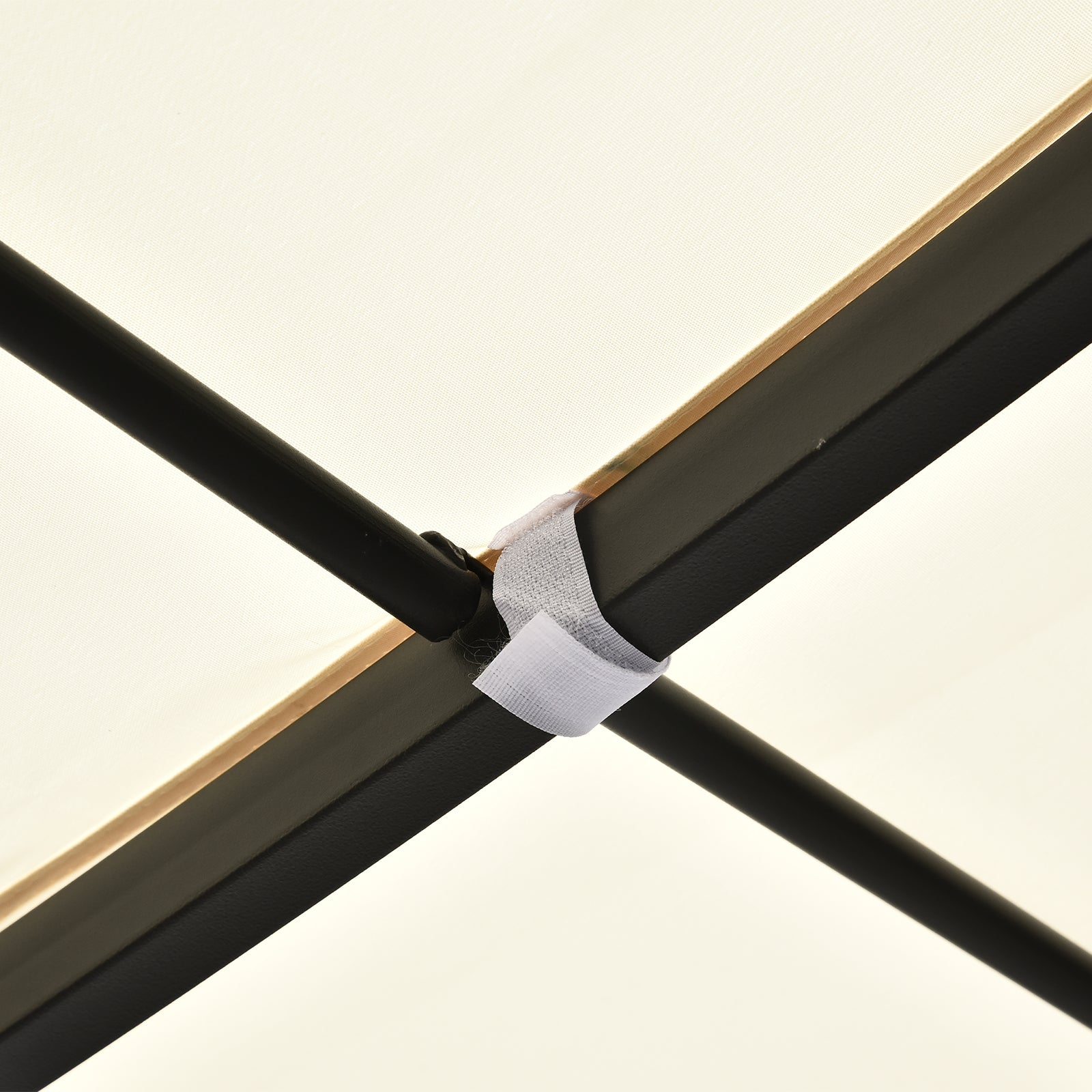 13' x 10' Wall-Mounted Patio Pergola with Canopy – European-Inspired Outdoor Shade