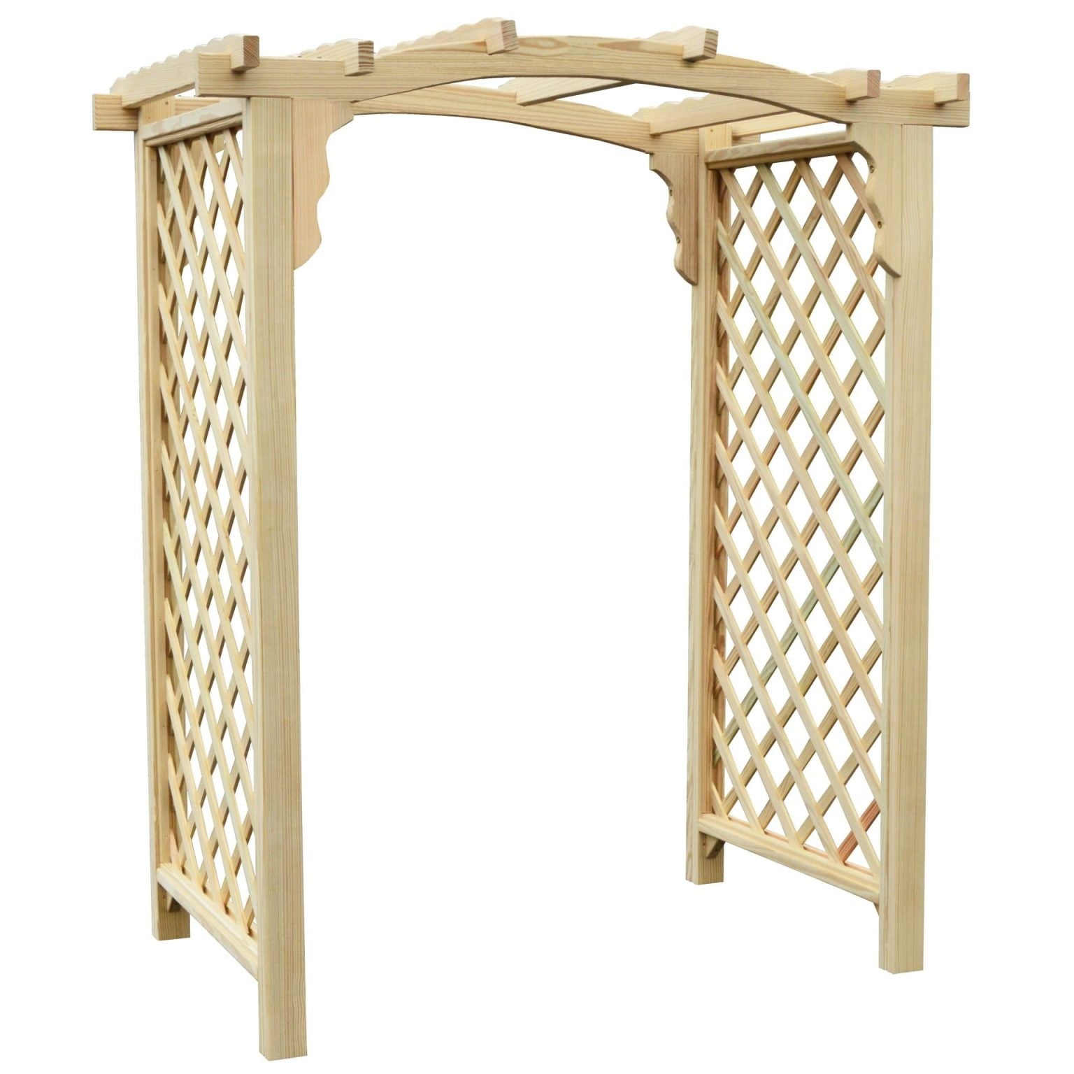 Jamesport Outdoor Pine Arbor – Elegant Garden Structure
