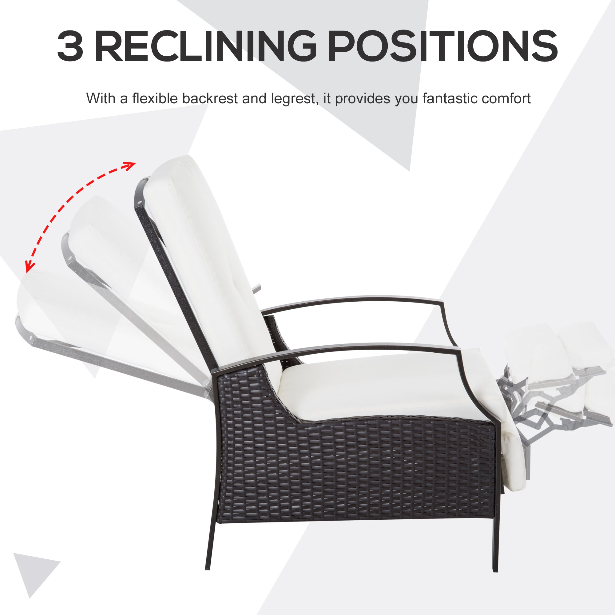 Outdoor Reclining Lounge Chair