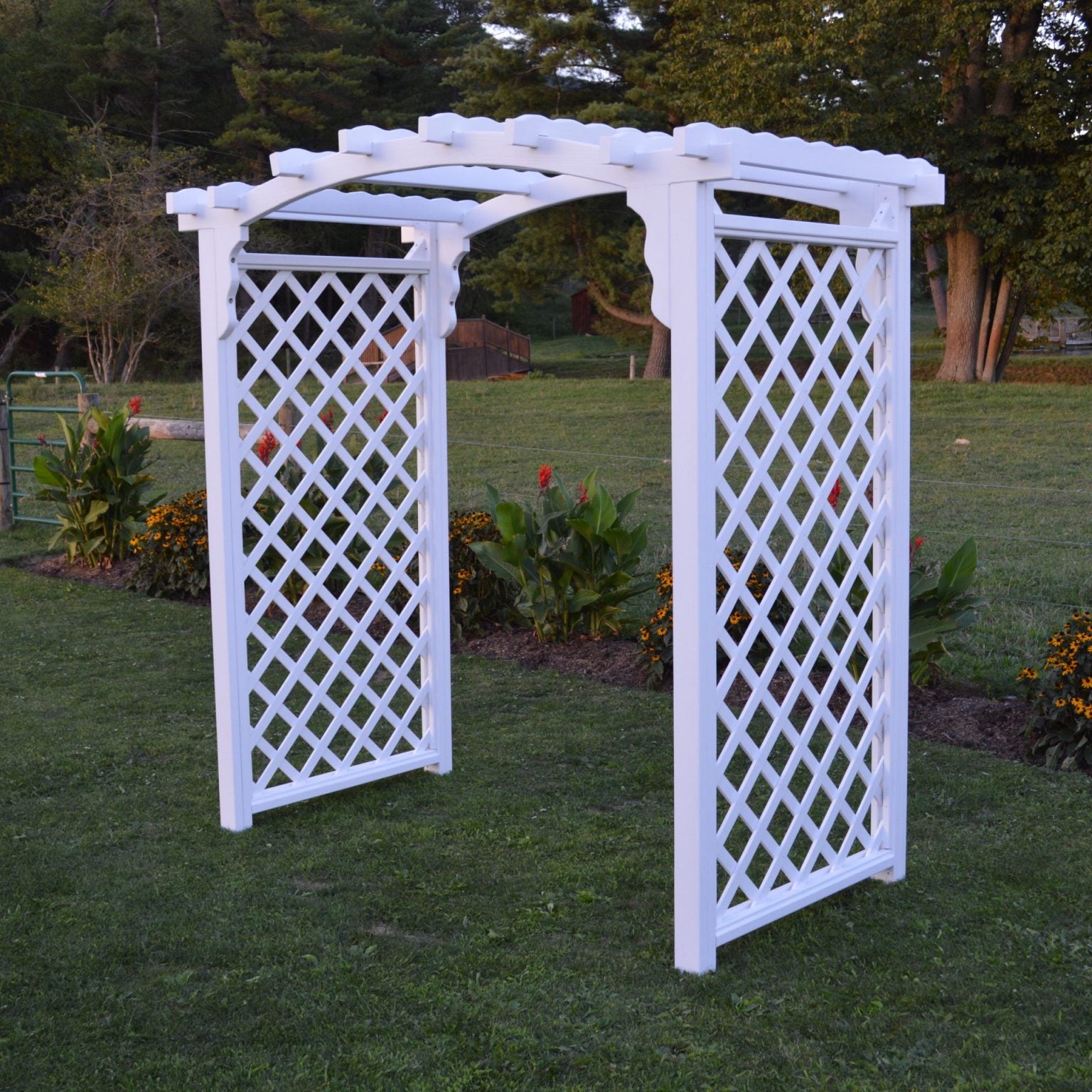 Jamesport Outdoor Pine Arbor – Elegant Garden Structure