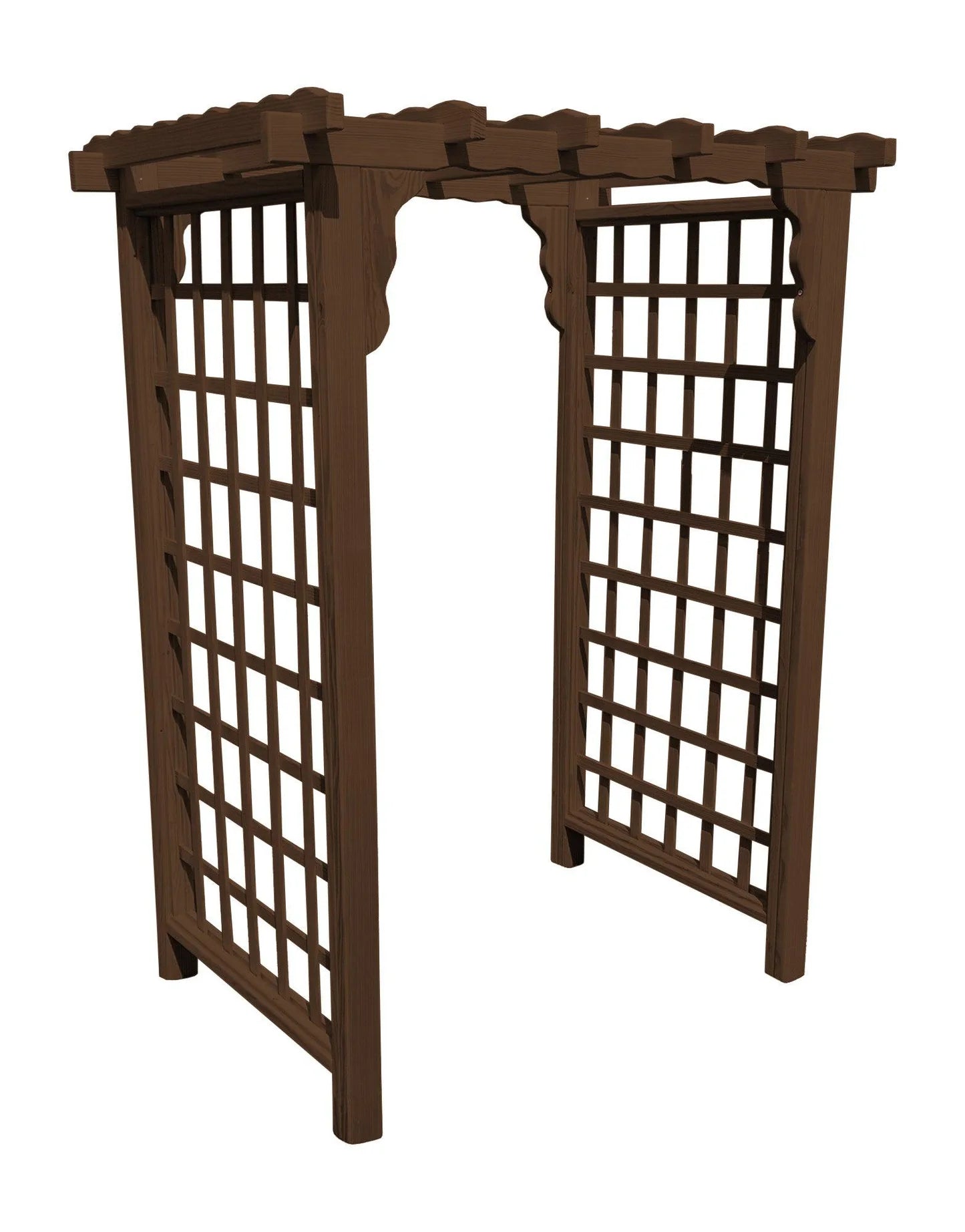 Lexington Pine Arbor – Handcrafted Garden Arbor by A&L Furniture