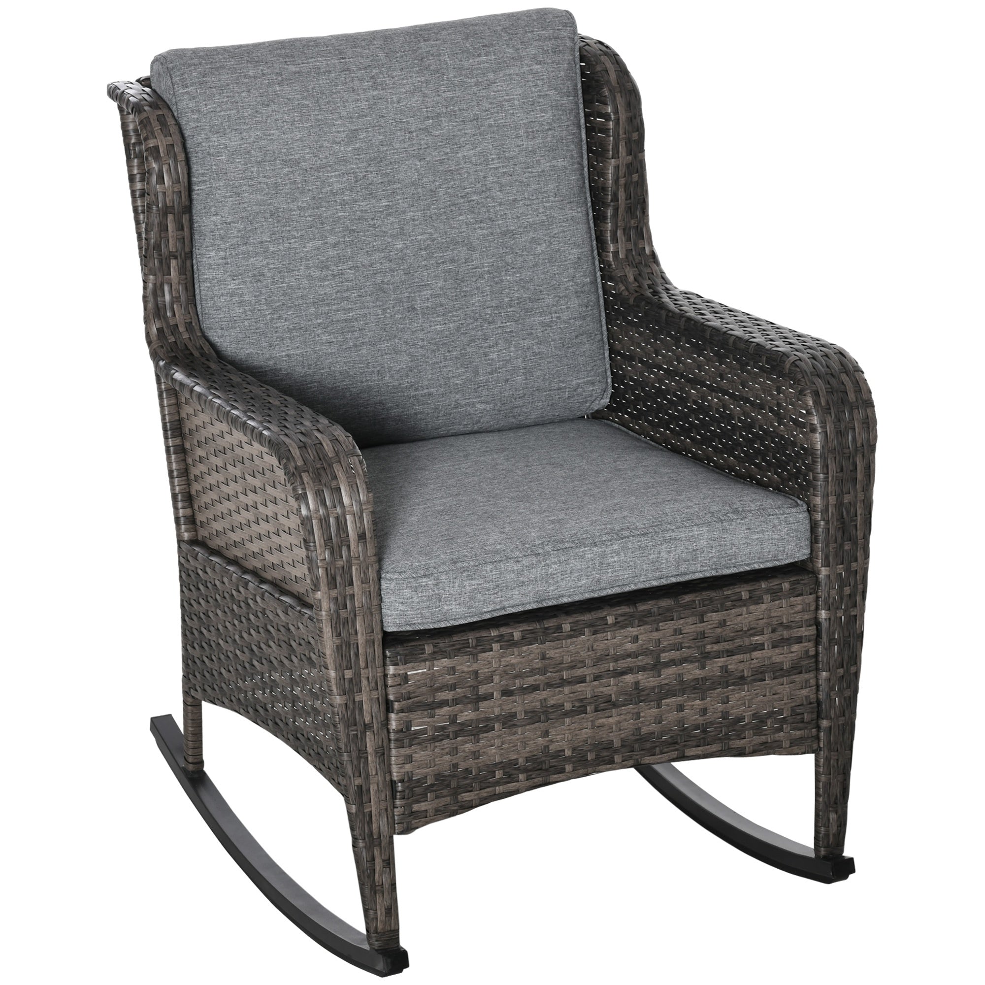 Outdoor Rattan Rocking Chair