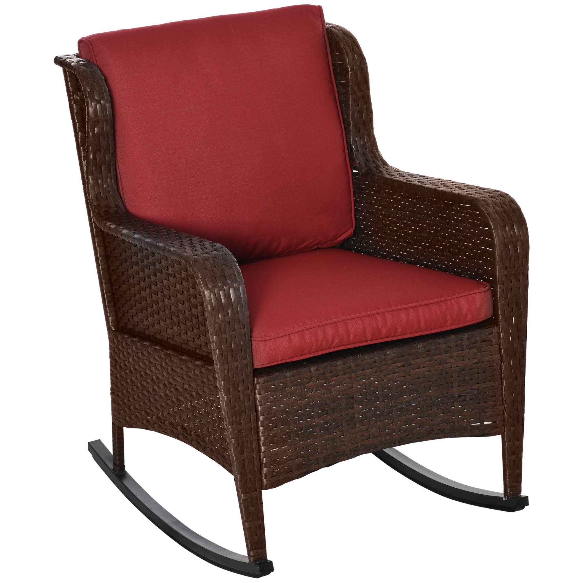 Outdoor Rattan Rocking Chair