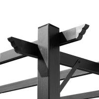 10' x 13' Outdoor Pergola Canopy with Sliding Shade