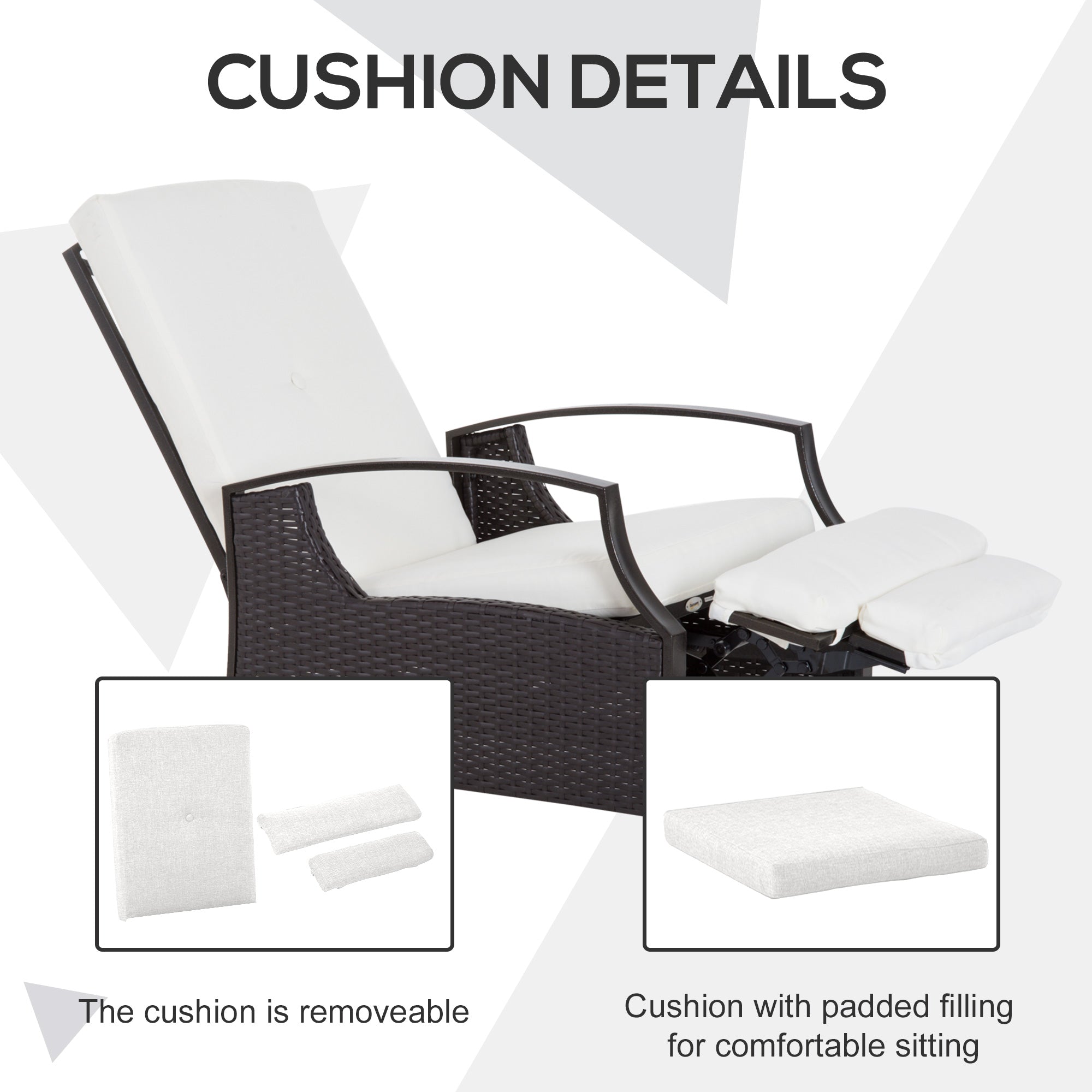 Outdoor Reclining Lounge Chair