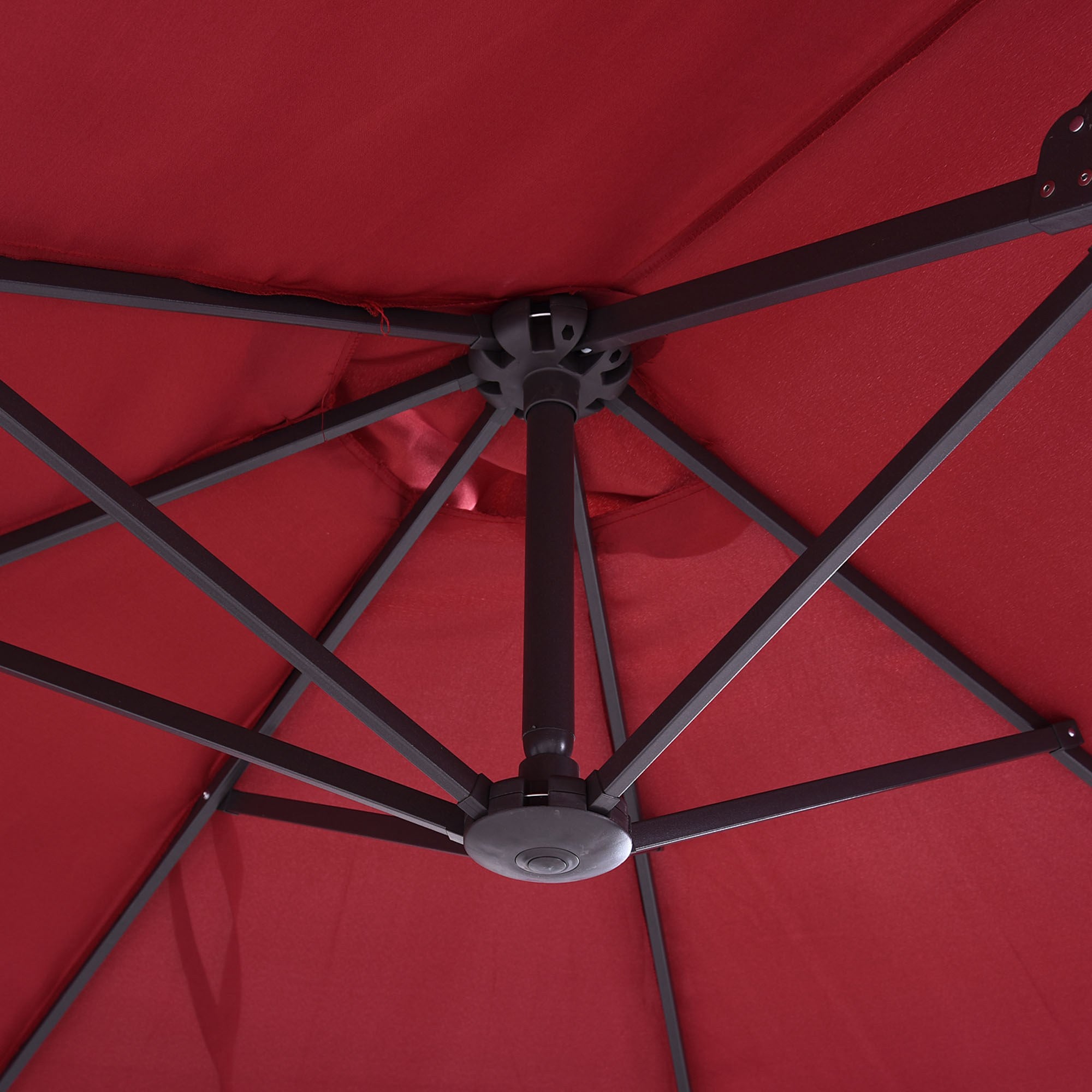15ft Double-Sided Market Umbrella – Extra-Large Outdoor Patio Umbrella with Crank Lift – UV-Resistant Fabric for Poolside, Garden, or Deck