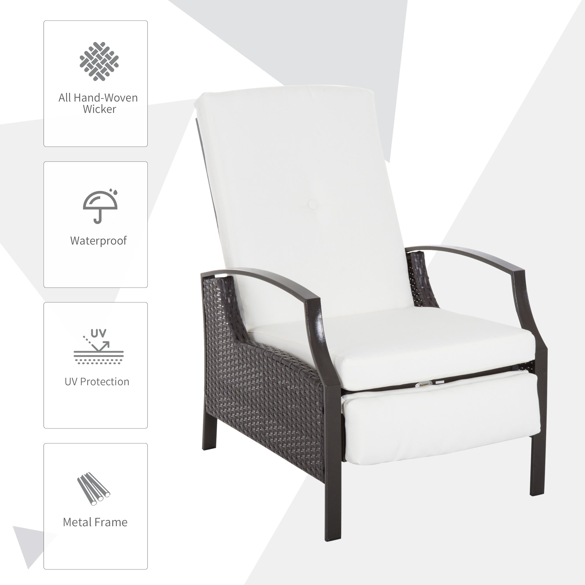 Outdoor Reclining Lounge Chair